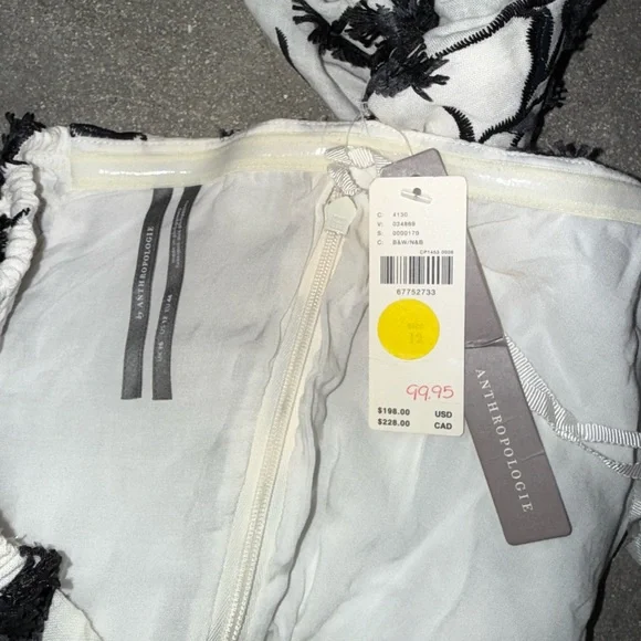 NWT Anthropologie Sabrina Puff-Sleeve Appliqué Mini Dress – Women’s Size 12 - Picture 7 of 7